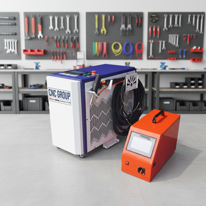 Nouvelle machine de soudage au laser à fibre 2000W 4-en-1, soudage, nettoyage, découpe, haute précision, métal - Product Image 1
