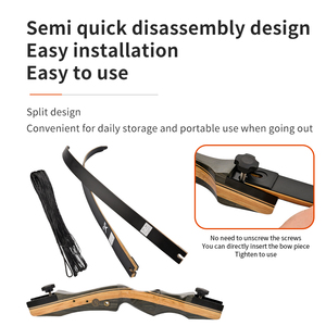 Starcn bắn cung Ngoài Trời Dành cho người lớn cung và mũi tên đặt chụp thực hành săn bắn ngoài trời 30-50lbs gỡ xuống săn recurve cung gói - Product Image 5
