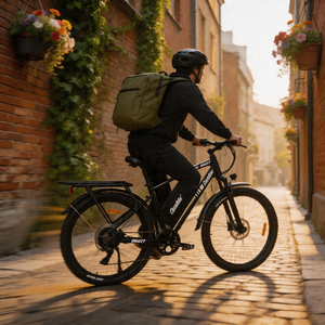 Vélo électrique Chamrider DM427 Pro 48V27AH, pneus de 27,5 pouces, 7 vitesses, écran LCD, certifié CE, cadre en aluminium anti-chute, E-MTB pour livreur - Product Image 1