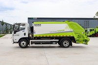 Camion à ordures électrique Dongfeng de fabrication chinoise, EURO 5, compacteur, dernier modèle, qualité certifiée pour utilisation en extérieur, options personnalisées