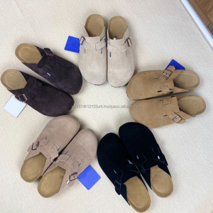 Zapatos de Diseñador Unisex de Gamuza Genuina de Alta Calidad, Zapatos Tipo Mule Personalizados, Zapatos Tipo Birkenstock y Mules - Product Image 2