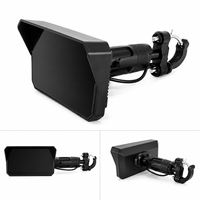 Layar GPS Motor 5 inci Portabel Carplay Android Auto Airplay BT Tipe-C SWC Kamera Tahan Air OEM Pabrik TPMS