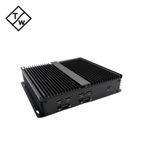 Mini PC J6412 RS232 RS485 RJ45 DDR4 SSD Nuevo Sin Ventilador Industrial Todo en Uno Windows 11 Quad-Core