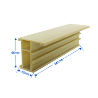 Profils sectionnels en PVC co-extrudé ABS personnalisés Yobest Factory avec bandes de bordure pour fenêtres de construction