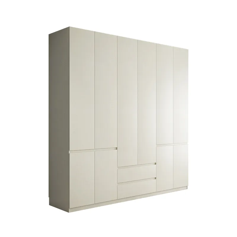 New Design Modern Furniture Bedroom Closet 4 Door Mdf Wardrobe