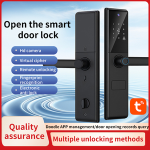 VIMA Wholesale Price <b>Camera</b> Lock Tuya <b>Wifi</b> Biometric Fingerprint Password Card Key <b>Smart</b> Door Lock With HD Video - Product Image 2
