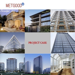 Metgood chống trộm đôi kính nhôm trượt cửa sổ và cửa an ninh cho tầng hầm bên ngoài khách sạn - Product Image 6