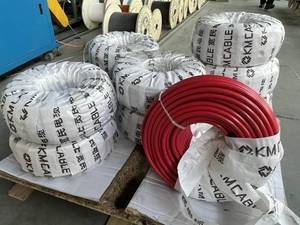 Flex cáp pin 70mm2 50mm2 35mm2 25mm2 màu đen đồng Đỏ linh hoạt DC Pin hàn cáp dây - Product Image 6