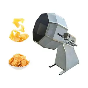 Factory direct price potato chips flavoring machine flavor tumbler coating machine with reasonable price