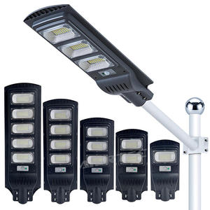 Éclairage extérieur étanche IP66 50W 100W 150W 200W 250W, lampadaire solaire LED intégré tout-en-un - Product Image 1