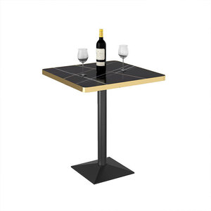 Ensemble table et chaises de <span class=keywords><strong>bar</strong></span> personnalisé, <span class=keywords><strong>bar</strong></span> musical, café, mobilier moderne simple, mobilier commercial de luxe léger - Product Image 6