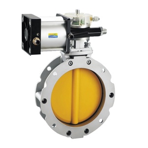 Vanne pneumatique à double bride en aluminium pour décharge de poudre/silo - Product Image 1
