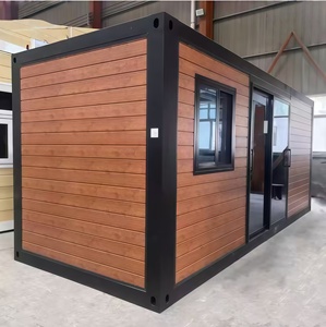 Villa Prefabbricata Modulare Espandibile di Lusso 40ft 20ft, Alloggio Temporaneo Pieghevole in Acciaio con Pannelli Sandwich, Direttamente dalla Fabbrica - Product Image 1