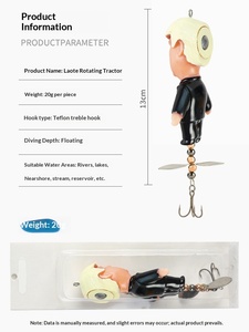 Señuelo de Pesca Giratorio Especial Antiguo de Fábrica Lion para Distribución al por Mayor Directa de Fábrica - Product Image 2