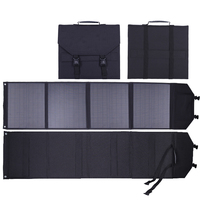 Panneau solaire jour et nuit en gros 120w plus grand rechargeable usb camping mobile chargeur pliable panneaux solaires portables pliables