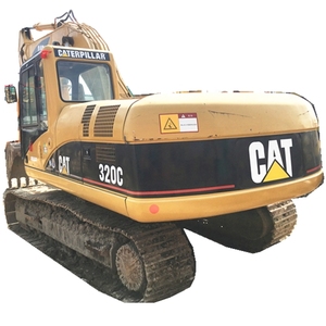 Excavatrice sur chenilles Caterpillar 320C d'occasion, d'origine japonaise, modèle Cat 320C, pour travaux de construction. - Product Image 1