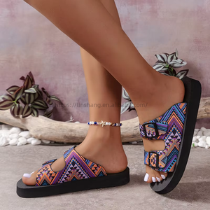 Summer New Trend Large Size Sandals for Women Color European and American Style Platform Beach <b>Shoes</b> - Product Image 2
