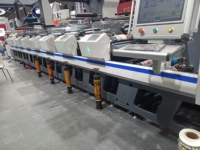Nouvelle imprimante flexographique 8 couleurs en ligne, structure 150 m/min, haute efficacité, presse d'impression d'étiquettes à séchage UV pour l'alimentation et l'agriculture