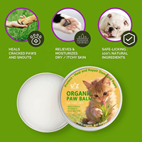 Baume hydratant et cicatrisant pour pattes de chiens, à base de silicone naturel et écologique, pour le soin des pattes et du nez des animaux de compagnie