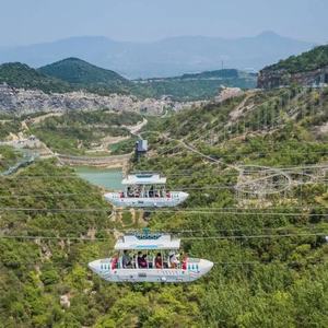 Grand équipement de téléphérique d'aventure en plein air Rétro Pirate Ship Design Dirigeable Sightseeing Hanging Rides à vendre - Product Image 1