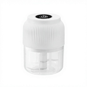 Utensilios para Frutas y Verduras 12 en 1 Mini <span class=keywords><strong>Picadora</strong></span> Inalámbrica USB Eléctrica para Cebolla y Ajo Triturador de Alimentos - Product Image 5