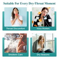 Té de Hierbas para la Salud Respiratoria y Alivio de la Garganta, Mezcla Privada de Chinaherbs, en Bolsitas, Beneficios para la Respiración, Libre de Humo