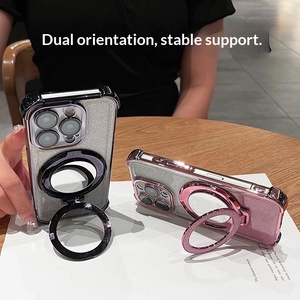 Funda Protectora para Teléfono Móvil <span class=keywords><strong>Samsung</strong></span> Galaxy A07 A17 A10 A50 con Esquinas Reforzadas, Acabado Brillante y Soporte de Espejo - Product Image 4