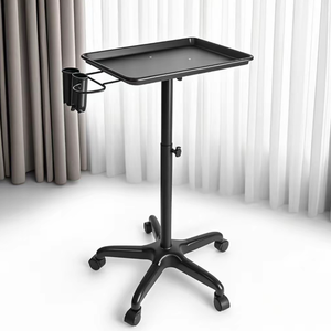 Vente chaude en gros, chariot de salon de <span class=keywords><strong>coiffure</strong></span> en acier inoxydable, écologique, durable, chariot de beauté pour tatouage, plateau universel - Product Image 1