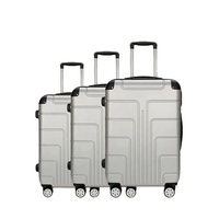 Valise à roulettes pour enfant, sac de voyage de bonne qualité, 20/24/28 pouces, matière ABS, style bagage