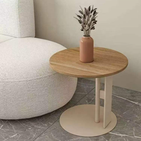 Ensemble de table d'appoint Rosegia en bois de pin massif, style Wabi-sabi, minimaliste, moderne, durable, pour salon, réception, hôtel, chambre à coucher