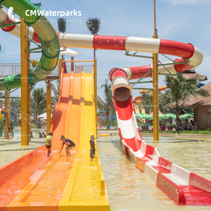 Toboggan aquatique familial <span class=keywords><strong>de</strong></span> taille moyenne, piscine à pagaies, <span class=keywords><strong>maison</strong></span> aquatique pour enfants, équipement <span class=keywords><strong>de</strong></span> divertissement amusant - Product Image 2