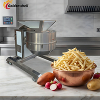 Machine professionnelle de découpe de frites à haut rendement, machine automatique de découpe de légumes racineux, carottes et pommes de terre en bâtonnets