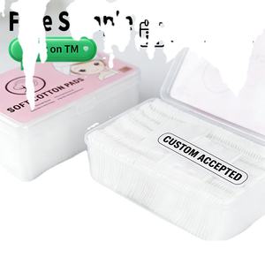Disques de coton écologiques absorbants et doux sans peluches pour le démaquillage du visage et des ongles - Product Image 3