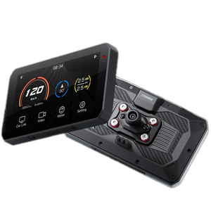 CHIGEE Aio-5 <span class=keywords><strong>Lite</strong></span> Pantalla Táctil Inteligente de 5 Pulgadas con Grabador de Pantalla, Navegación, Dashcam y Cámara Carpley para Motocicleta - Product Image 2