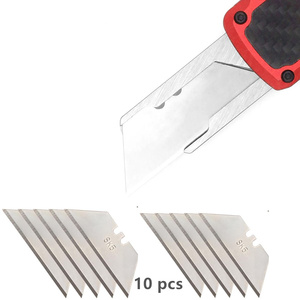 Cuchillo Multiusos Automático con Mango <span class=keywords><strong>de</strong></span> Aluminio y Fibra <span class=keywords><strong>de</strong></span> Carbono, Cuchilla <span class=keywords><strong>de</strong></span> Acero al Carbono SK5, Botón <span class=keywords><strong>de</strong></span> Empuje, Cambio Rápido <span class=keywords><strong>de</strong></span> Cuchillas - Product Image 4