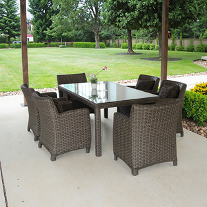 Mejor Patio Jardín Pe Rattan Mesa Color Muebles opcionales China Made Muebles de jardín - Product Image 2