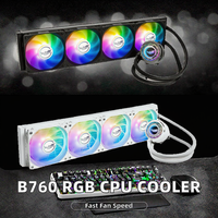 Carte mère QiuzAim B760 avec ventilateurs PWM LGA1200 S-RGB AM4 120mm refroidisseur de processeur à 6 tuyaux thermiques pour processeurs 1156 13th 1700 12V