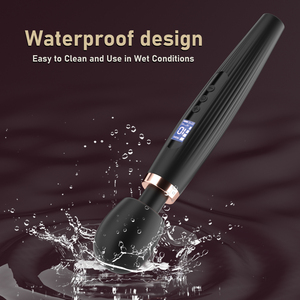 Vibrador AV Wand resistente al agua para mujer, 10 modos, 4 velocidades, masajeador de silicona recargable potente con pantalla LCD, herramienta de relajación corporal - Product Image 4