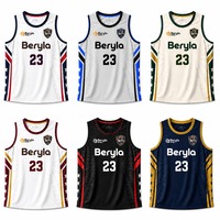 Conjunto de Camiseta de Baloncesto de Malla Transpirable Personalizada al por Mayor, Unisex, Talla Grande, Sin Mangas, Cintura Elástica, Estilo Urbano, Sublimación