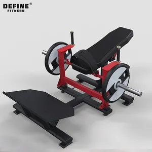 Équipement de gymnastique à marteau, Extension latérale du dos de la poitrine, ceinture de hanche, Plate-forme de <span class=keywords><strong>Squat</strong></span>, Machines chargées - Product Image 1