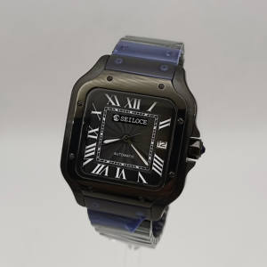 SEILOCE Montre mécanique automatique de luxe pour homme en acier inoxydable Verre saphir Résistant à l'eau Mouvement NH35 - Product Image 5