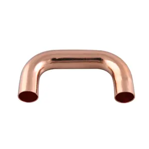 Hailiang Air conditioner refrigeration two connector crossover Return Bend C Tube Fittings copper pipe fitting for refrigeration