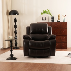 Vente en gros de canapés bercants relaxants inclinables pour cinéma maison avec bouton électrique monoplace de petite taille pour chambres à coucher - Product Image 2