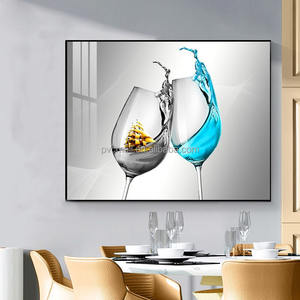 Moderne Simple Porcelaine Photo Électrique Porte Bloqueur Compteur Boîte De Mode Mur <span class=keywords><strong>Art</strong></span> Bouche D'eau Peinture Décorative pour Salon - Product Image 3