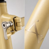 Vélo pliant de banlieue AVIUS Sand 20 pouces 7 vitesses, cadre en acier à haute teneur en carbone - Frein à disque double, pliage en un clic