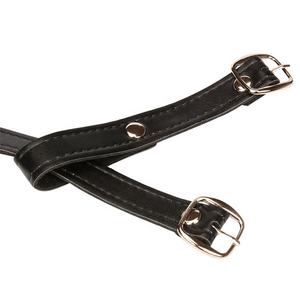 Roleplay BDSMスレーブレザーヘッドハーネス、ノーズフックOリングスパイダーオープンマウスギャグ付き - Product Image 3