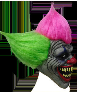 Máscara de látex de payaso de terror de Halloween para Thriller Party Masquerade y Haunted House Dress-Up Quality Headgear Props - Product Image 2