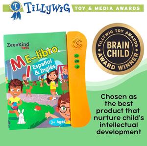 Audiolibros electrónicos bilingües para niños de 3 a 6 años, máquinas de aprendizaje educativas parlantes en <span class=keywords><strong>español</strong></span> e inglés, juguete - Product Image 4