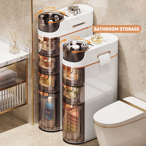 5-lớp khoảng cách lưu trữ tủ cho phòng tắm nhà vệ sinh mô ngăn kéo với ròng rọc tổ chức mỹ phẩm các mặt hàng khác tủ quần áo nhà bếp sử dụng - Product Image 1