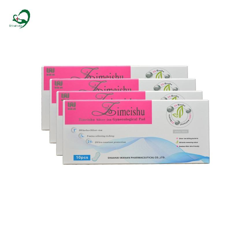 Zimeishu silver-iron vaginitis pad women Nursing gynecological Pad